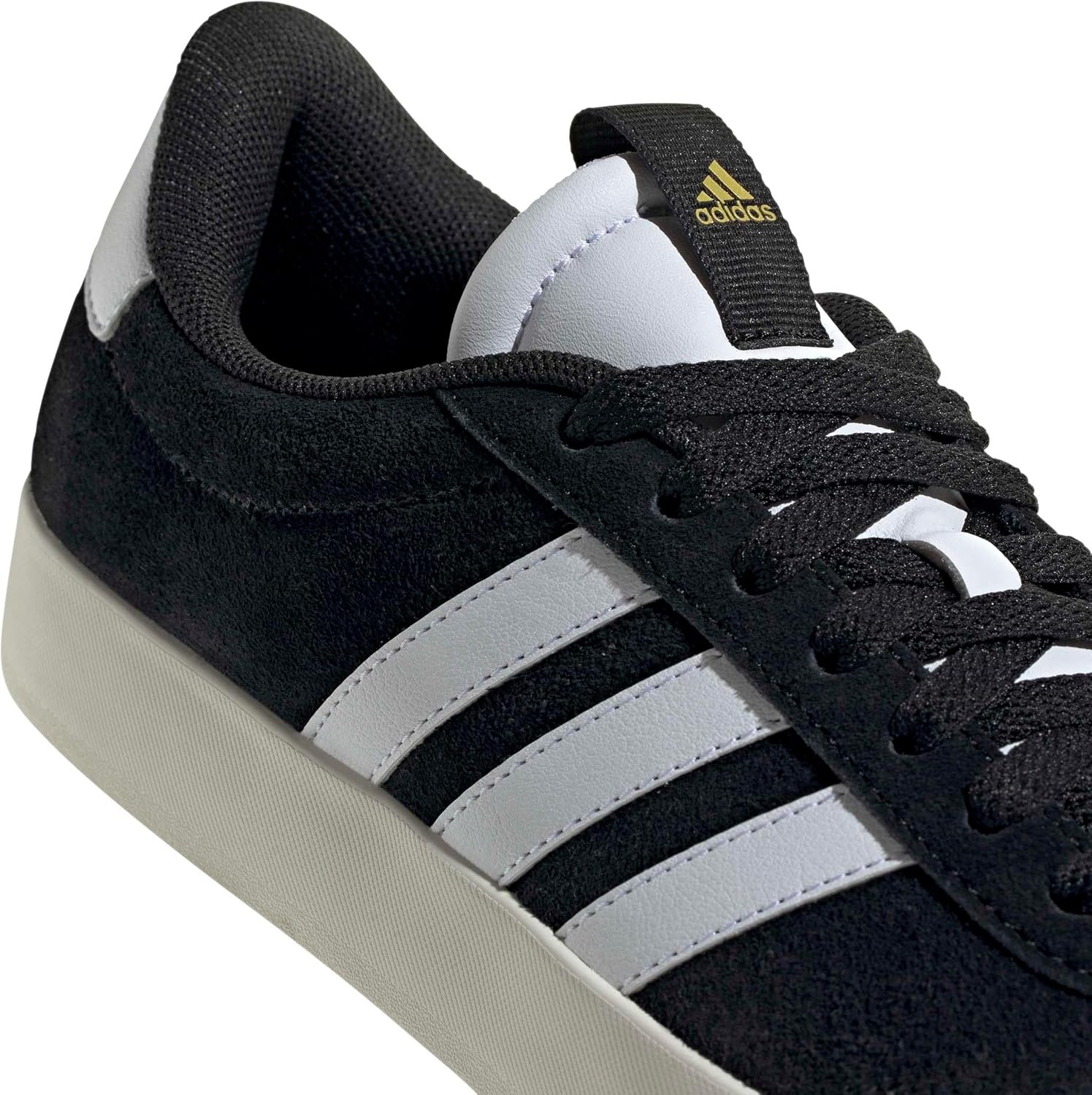 image:imageadidas Womens VL Court 30 SneakerBlackWhiteGold Metallic