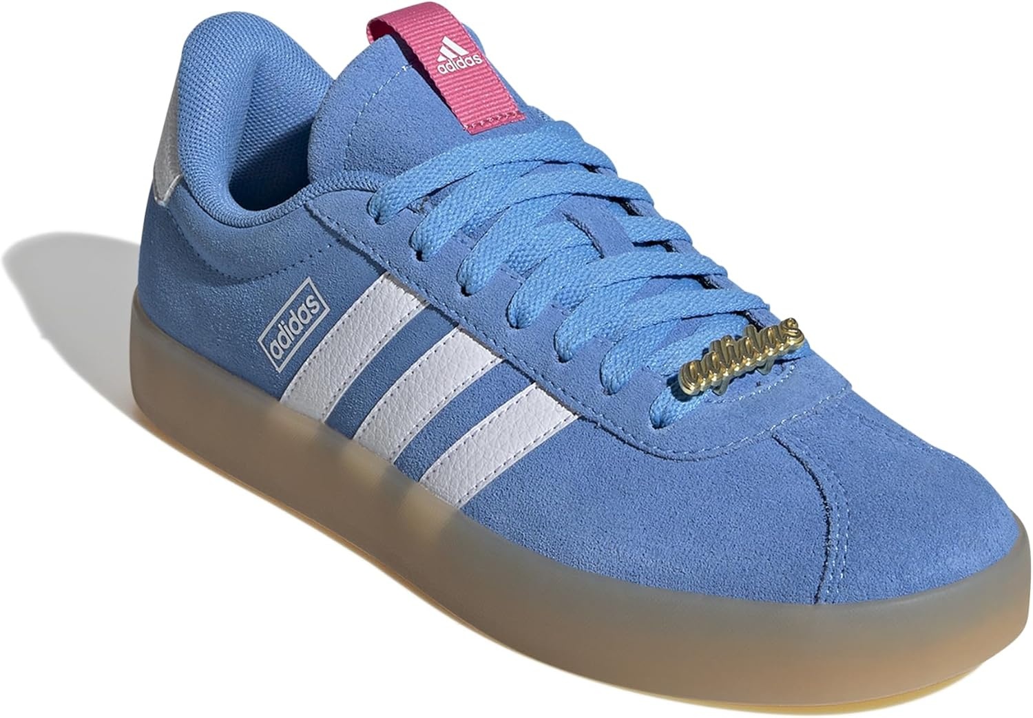 image:imageadidas Womens VL Court 30 SneakerBlue BurstWhitePink Fusion