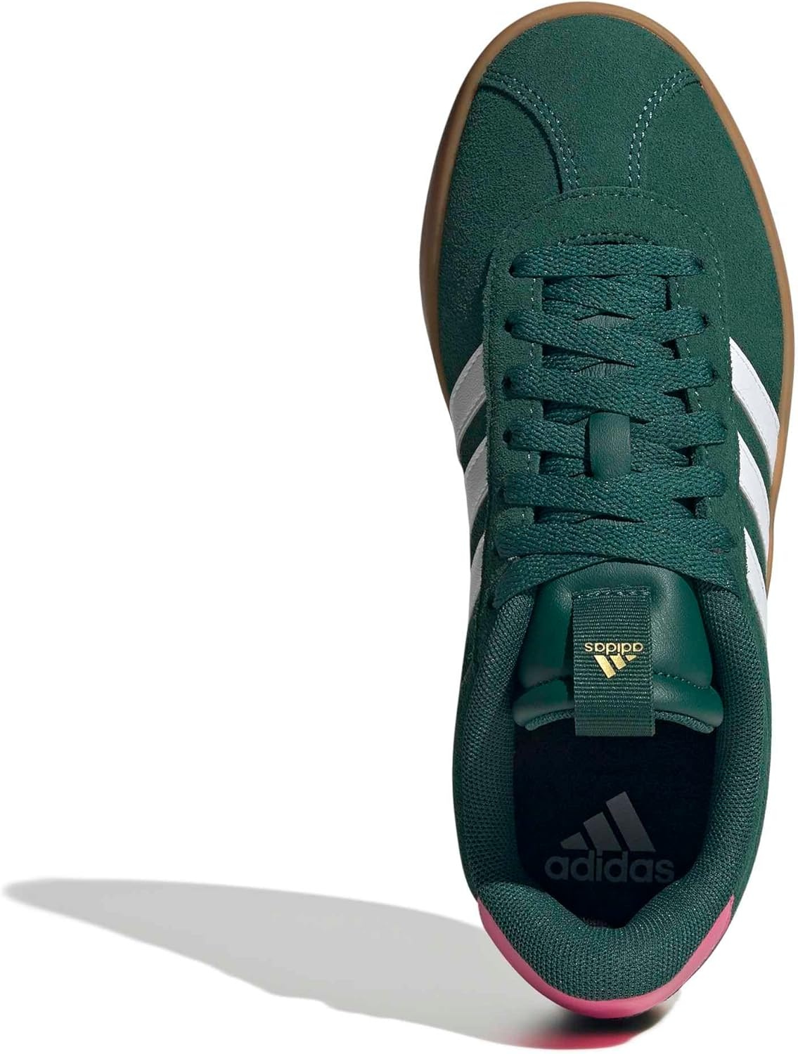 image:imageadidas Womens VL Court 30 SneakerCollegiate GreenWhitePulse Magenta