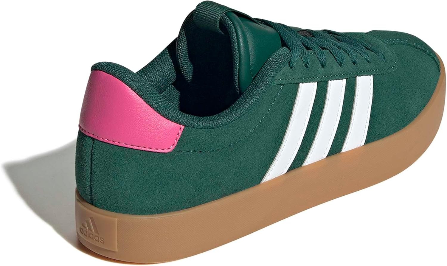 image:imageadidas Womens VL Court 30 SneakerCollegiate GreenWhitePulse Magenta