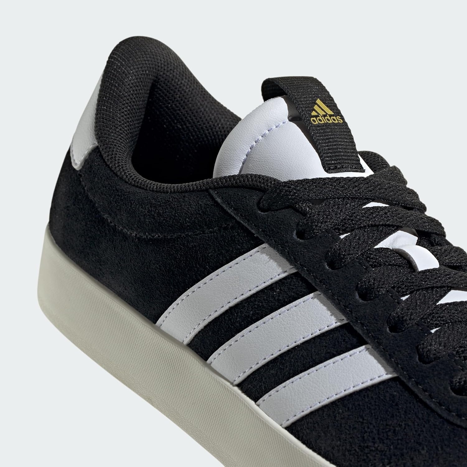 image:imageadidas Womens VL Court 30 SneakerCore Black Cloud White Gold Metallic