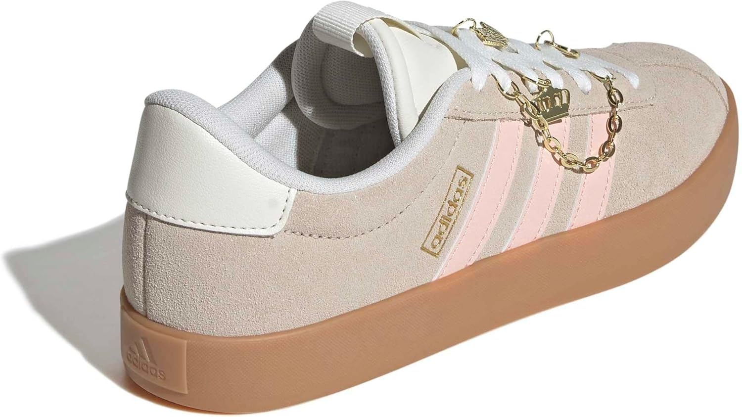 image:imageadidas Womens VL Court 30 SneakerCrystal LinenBlush PinkOff White