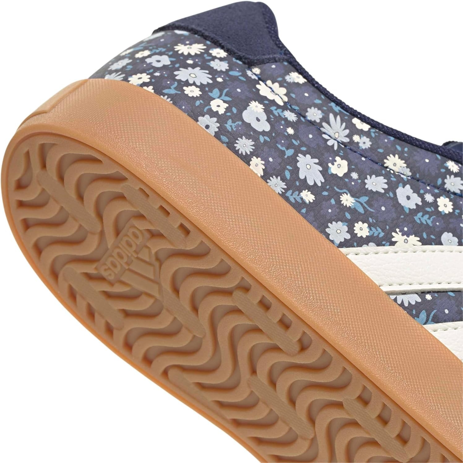 image:imageadidas Womens VL Court 30 SneakerDark BlueOff WhiteMuted Purple
