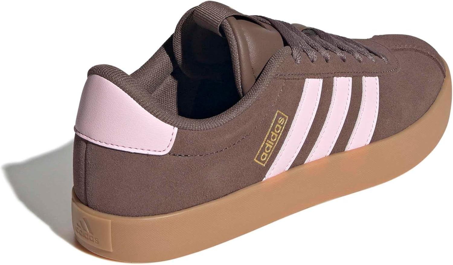 image:imageadidas Womens VL Court 30 SneakerEarth StrataClear PinkGold Metallic