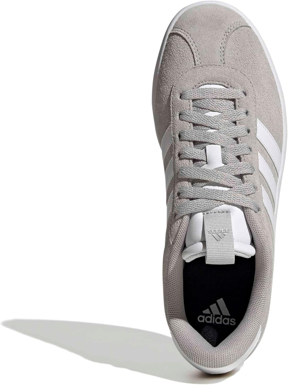 image:imageadidas Womens VL Court 30 SneakerGrey Two Cloud White Silver Metallic