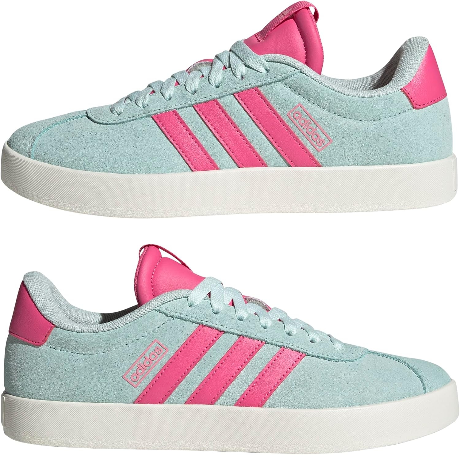 image:imageadidas Womens VL Court 30 SneakerHalo MintPulse MagentaBliss Pink