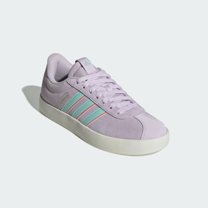 image:imageadidas Womens VL Court 30 SneakerIce LavenderSemi Flash AquaSolar R