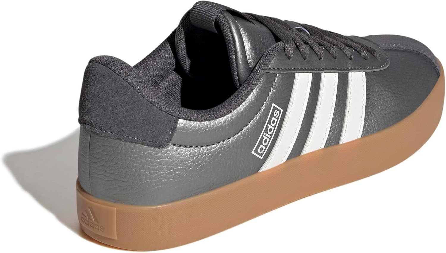 image:imageadidas Womens VL Court 30 SneakerIron MetallicWhiteGrey