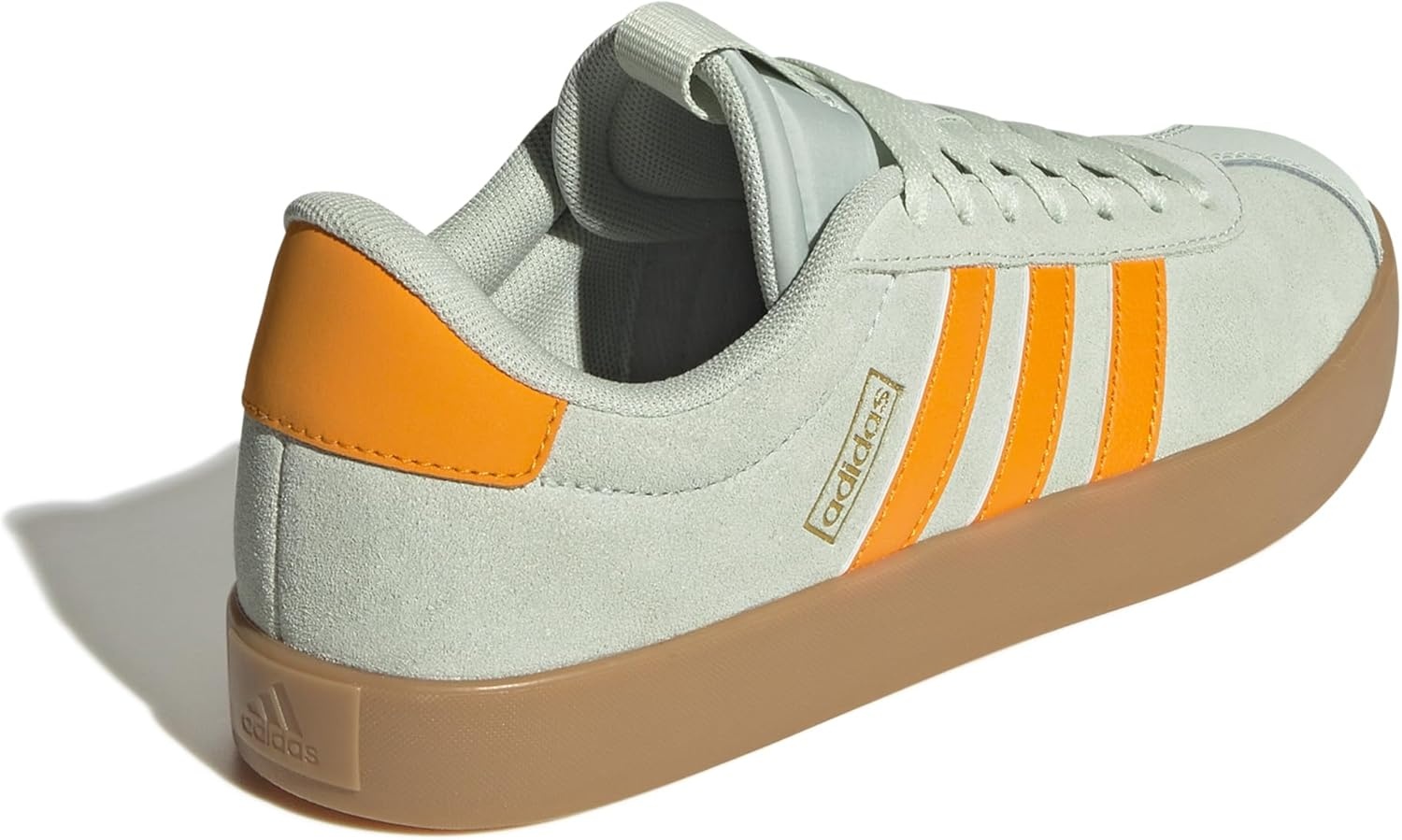 image:imageadidas Womens VL Court 30 SneakerLinen GreenCrew OrangeGold Metallic