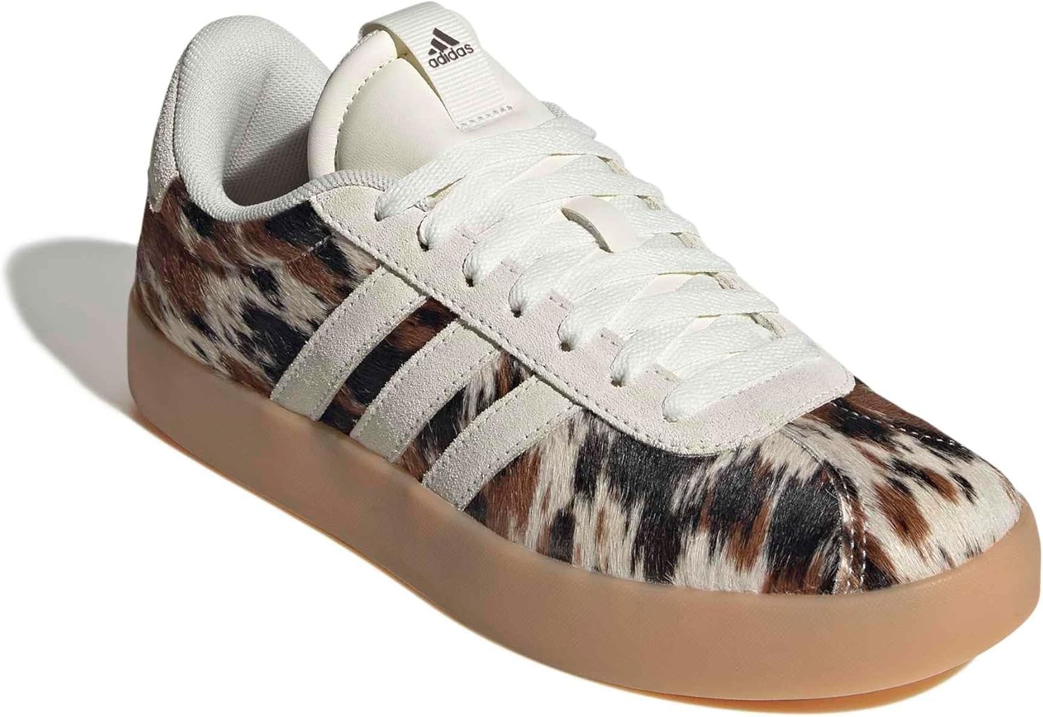 image:imageadidas Womens VL Court 30 SneakerOff WhiteOff WhiteTrace Brown