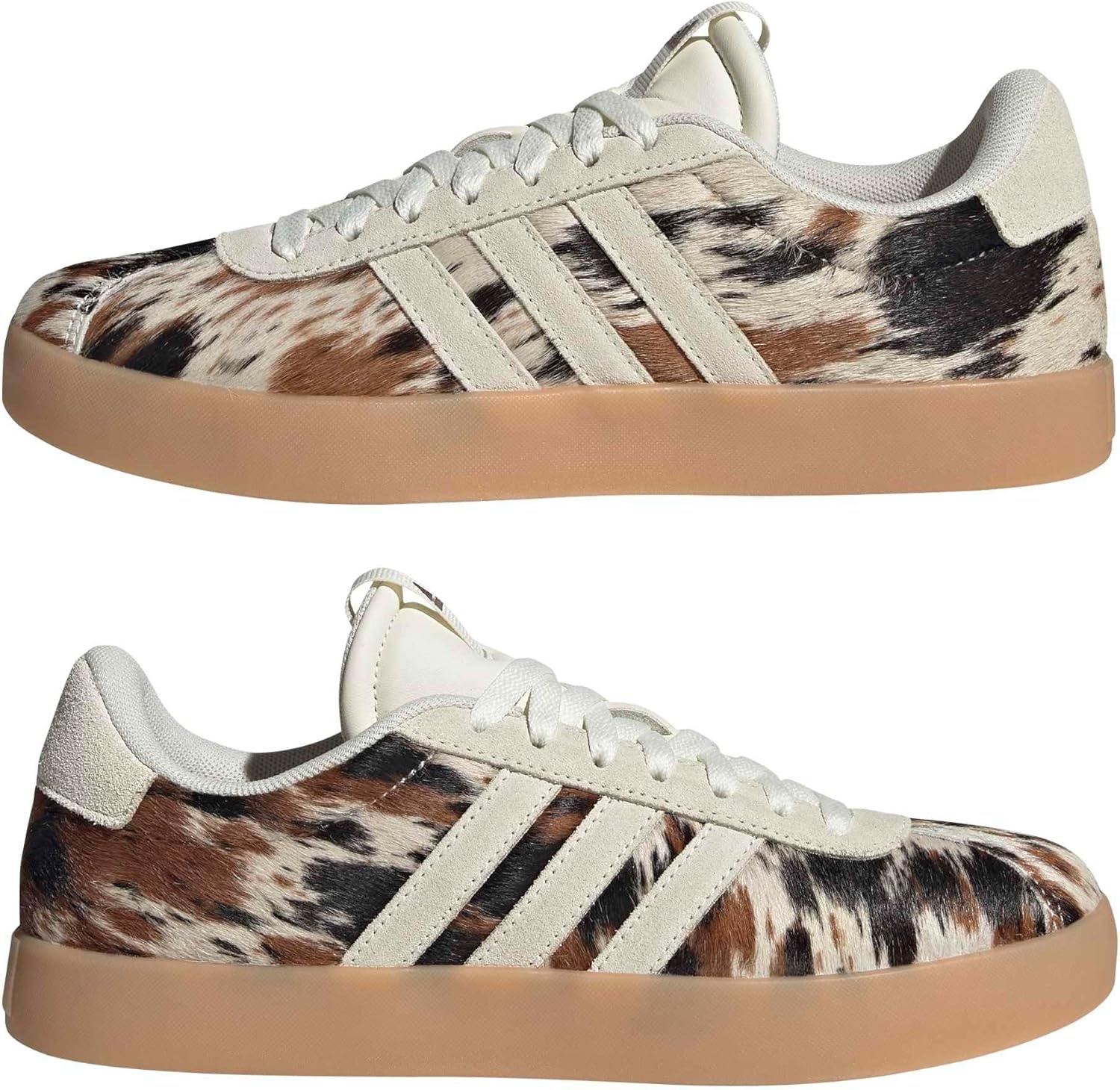 image:imageadidas Womens VL Court 30 SneakerOff WhiteOff WhiteTrace Brown
