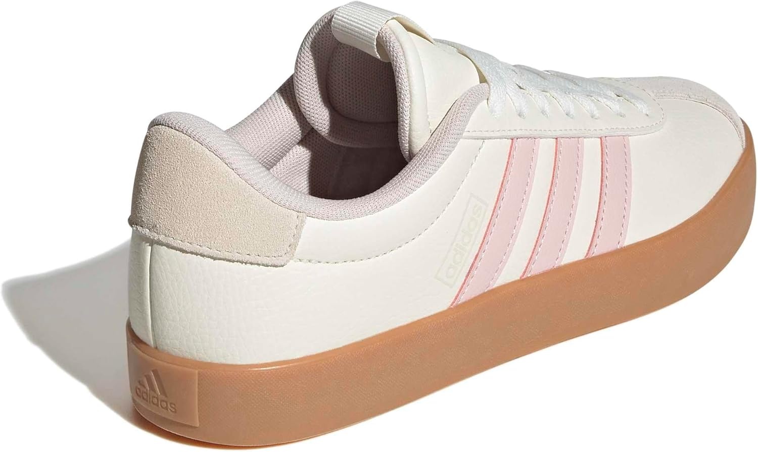 image:imageadidas Womens VL Court 30 SneakerOff WhiteSandy PinkWonder White