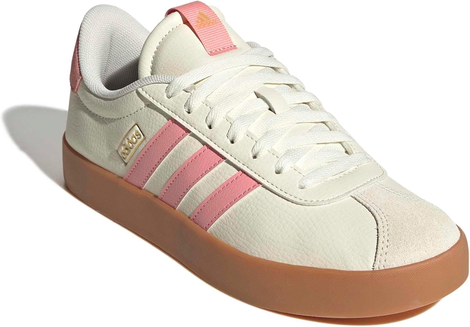 image:imageadidas Womens VL Court 30 SneakerOff WhiteSemi Frozen TurboGold Metallic