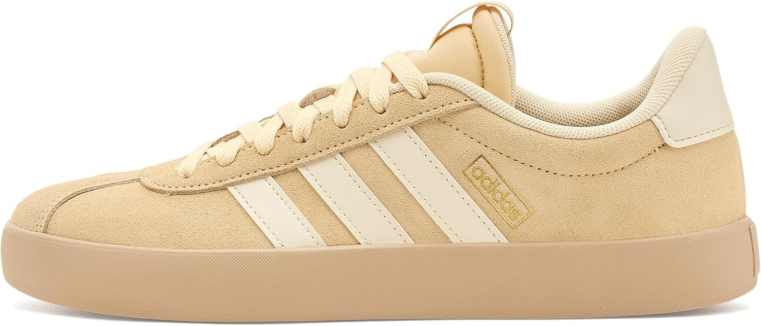 image:imageadidas Womens VL Court 30 SneakerOrange TintWarm VanillaGold Metallic