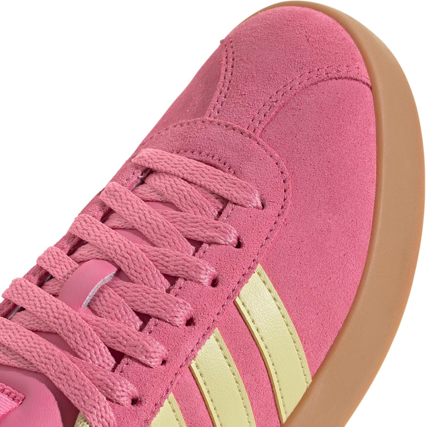 image:imageadidas Womens VL Court 30 SneakerPink FusionPowder YellowGold Metallic