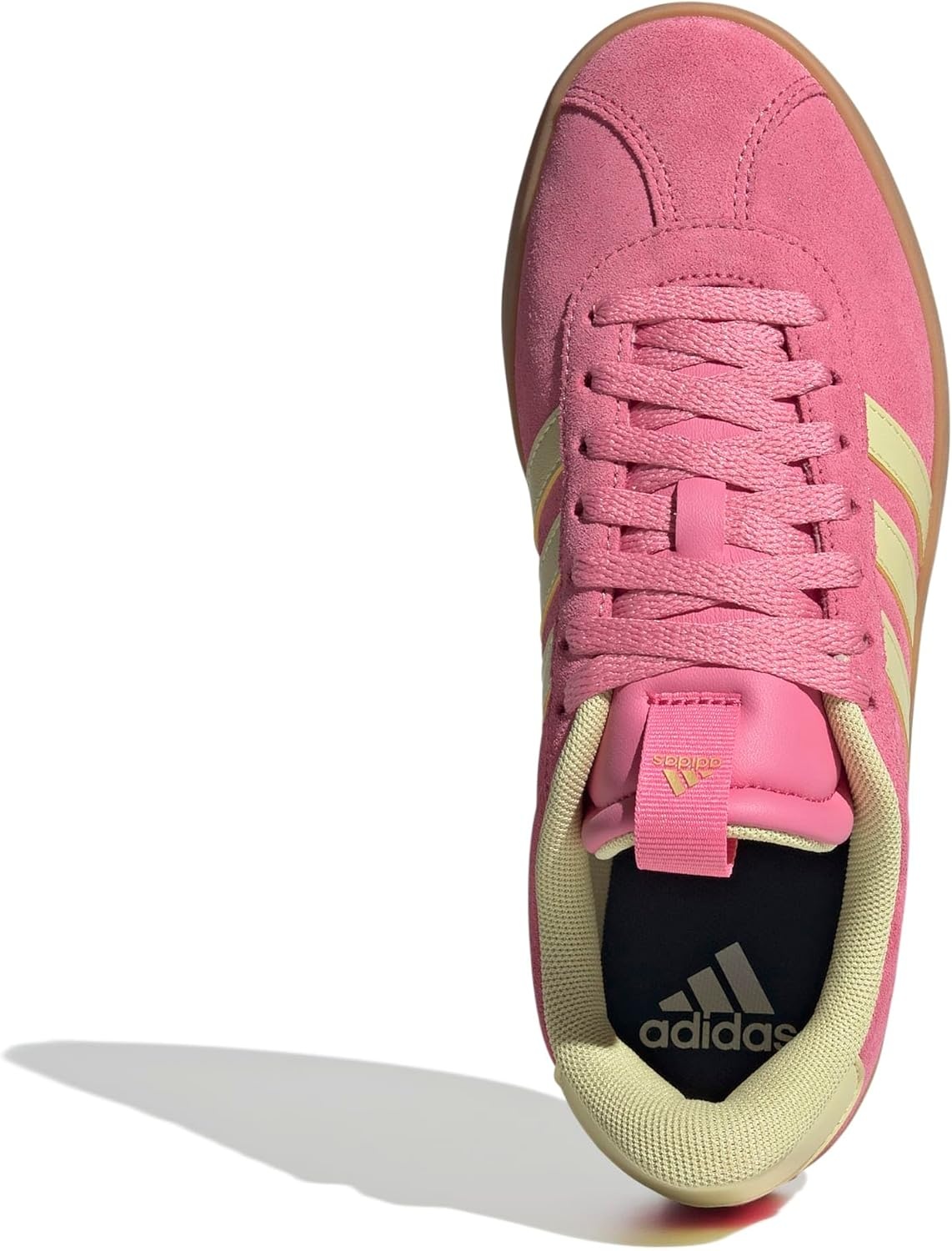 image:imageadidas Womens VL Court 30 SneakerPink FusionPowder YellowGold Metallic