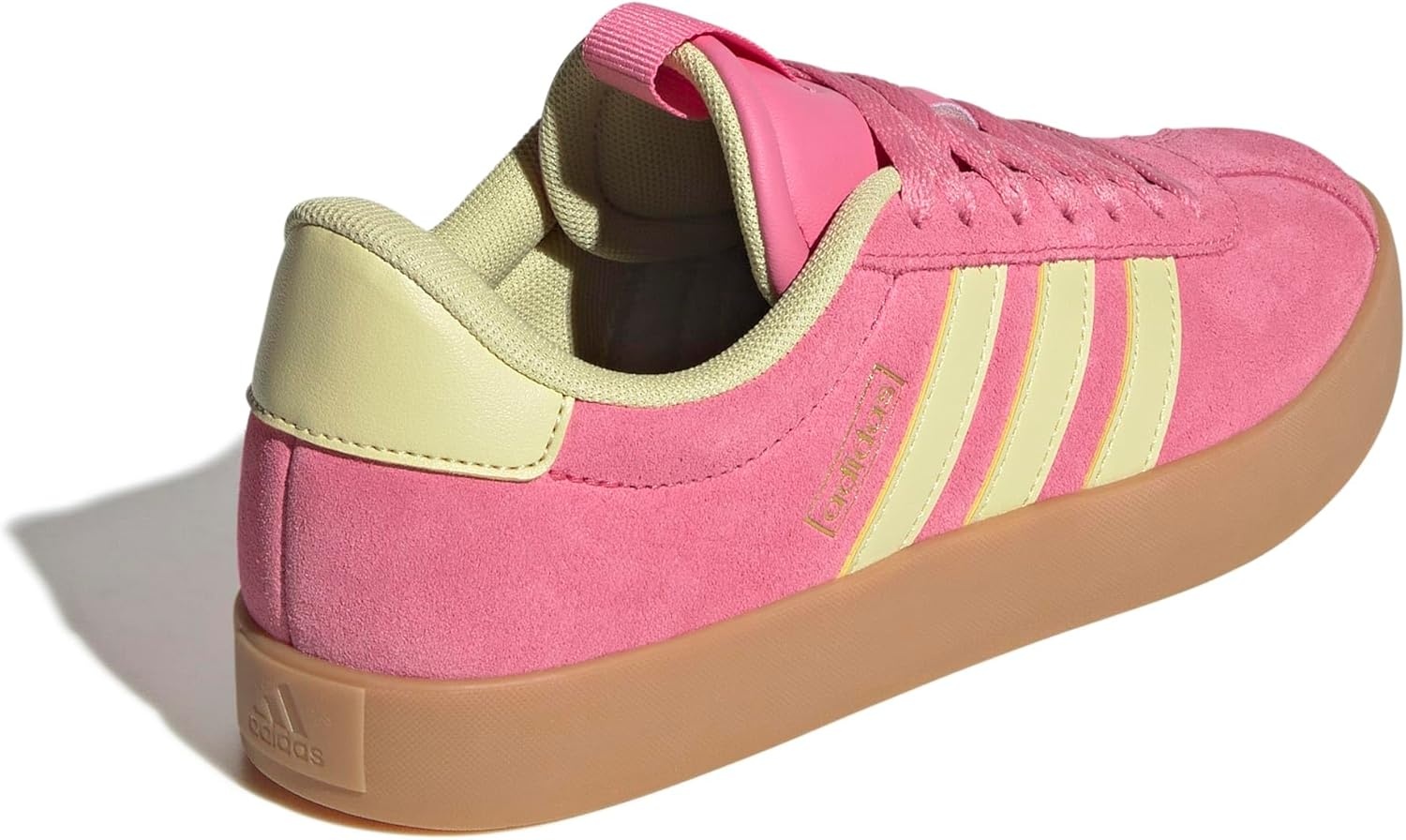 image:imageadidas Womens VL Court 30 SneakerPink FusionPowder YellowGold Metallic