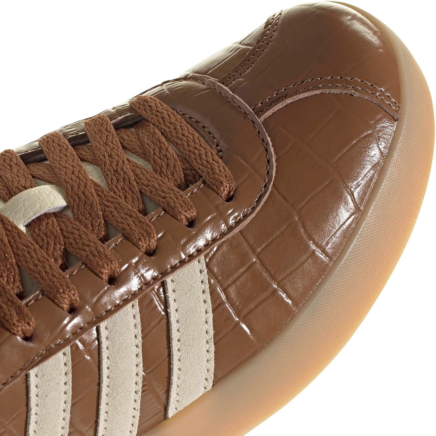 image:imageadidas Womens VL Court 30 SneakerPreloved BrownCream WhiteGold Metallic