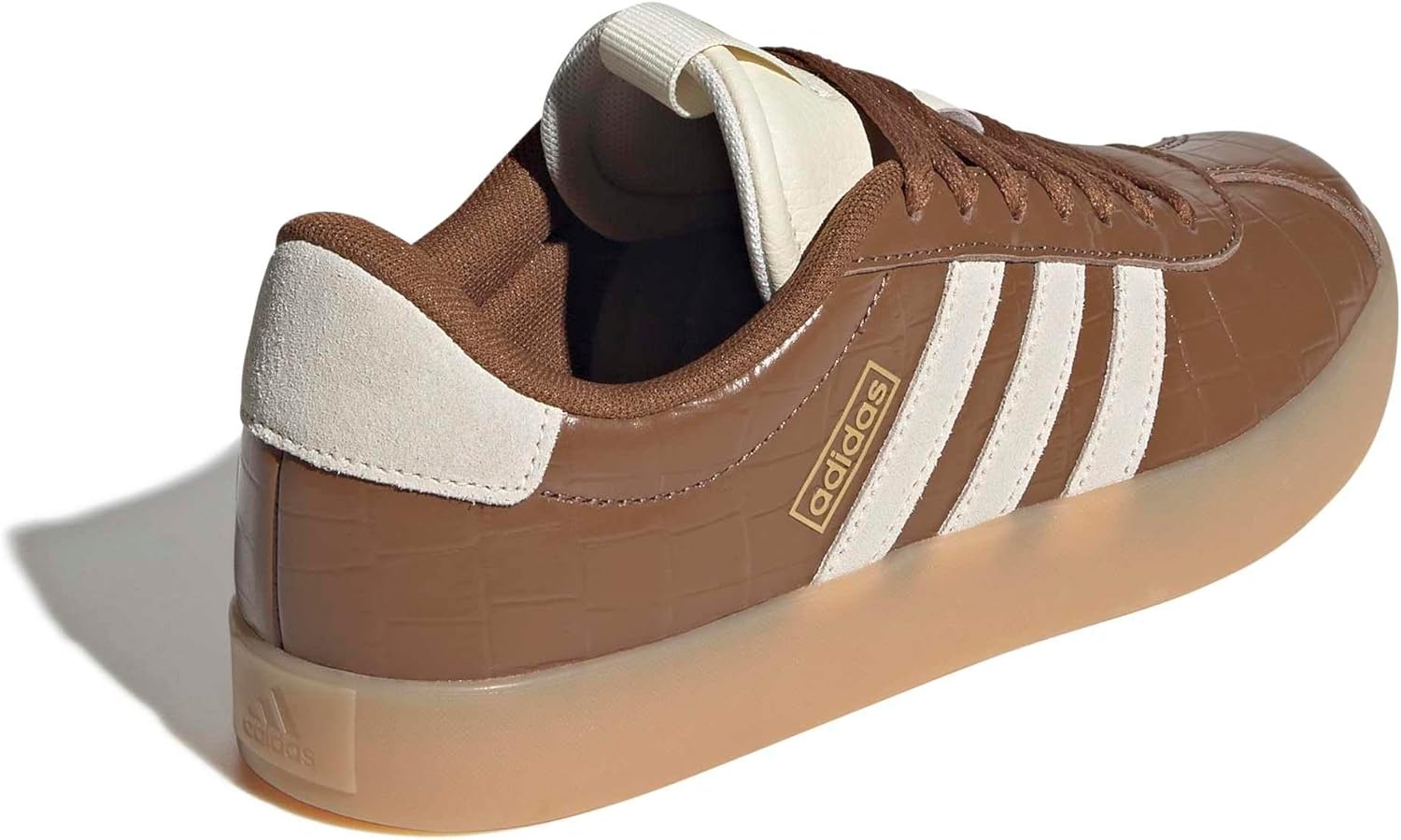 image:imageadidas Womens VL Court 30 SneakerPreloved BrownCream WhiteGold Metallic