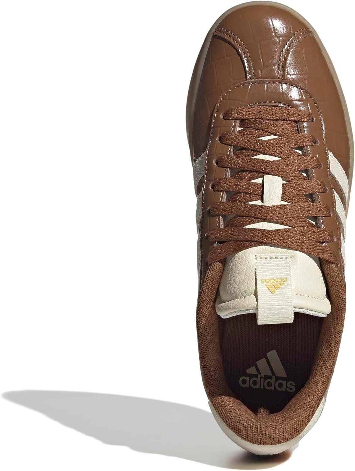 image:imageadidas Womens VL Court 30 SneakerPreloved BrownCream WhiteGold Metallic