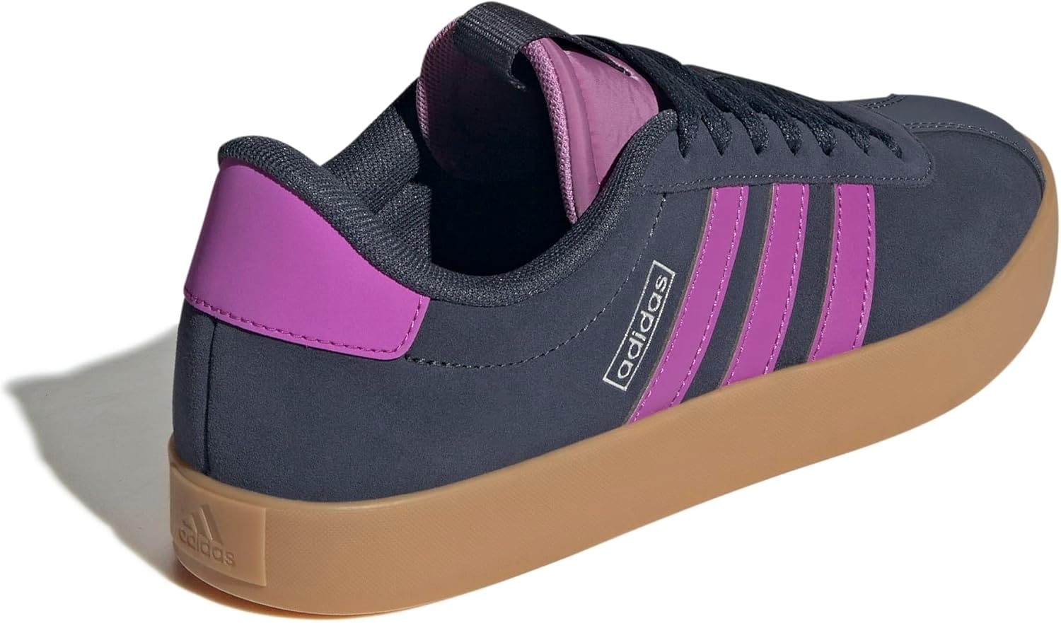 image:imageadidas Womens VL Court 30 SneakerShadow NavyPurple BurstSilver Metallic