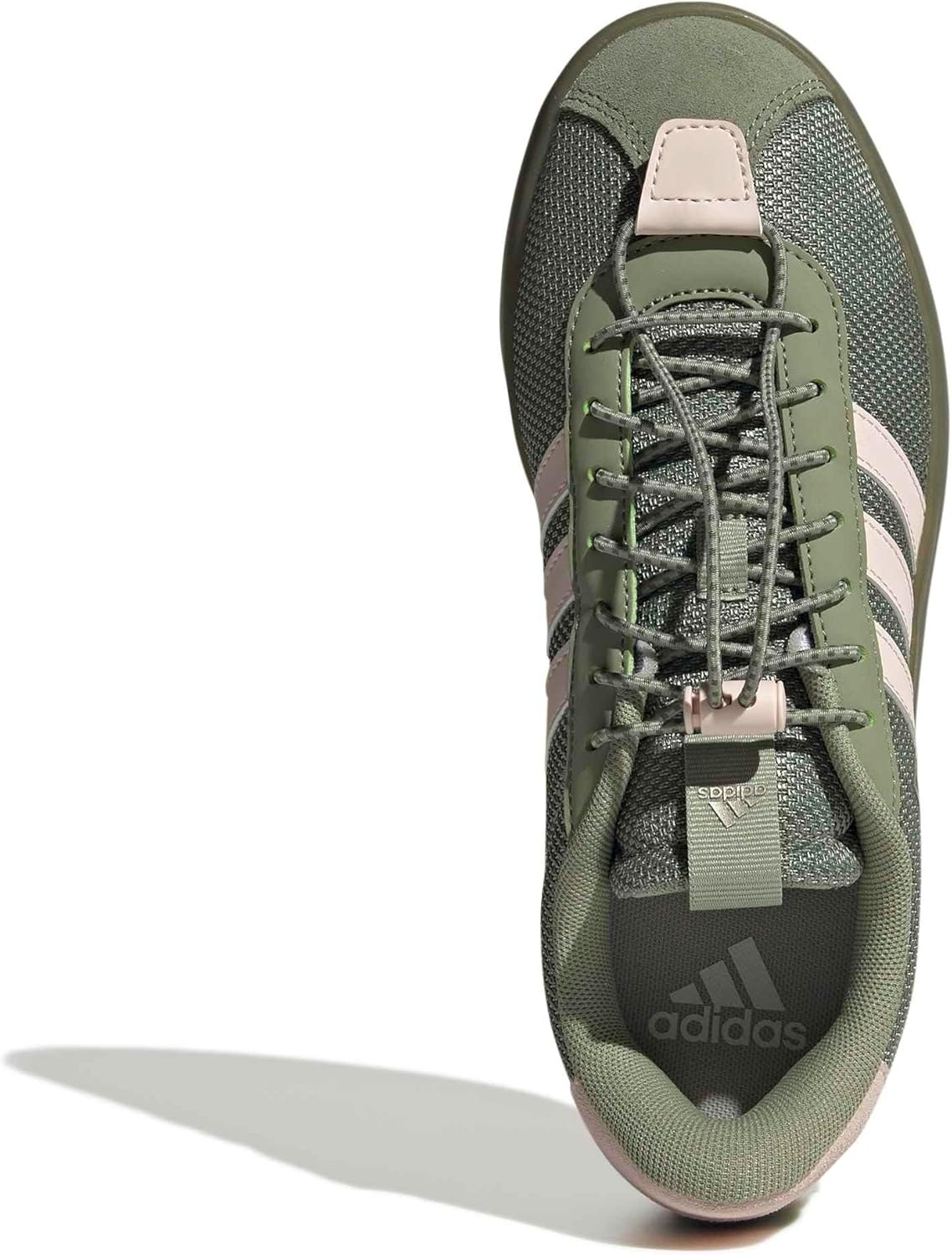 image:imageadidas Womens VL Court 30 SneakerTent GreenWonder QuartzCyber Metallic