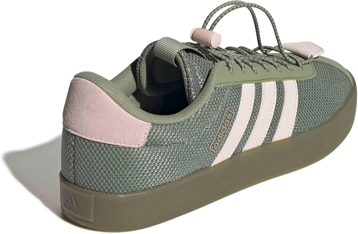 image:imageadidas Womens VL Court 30 SneakerTent GreenWonder QuartzCyber Metallic