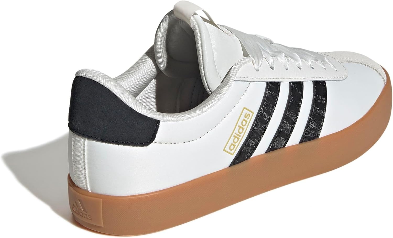 image:imageadidas Womens VL Court 30 SneakerWhiteBlackGold Metallic