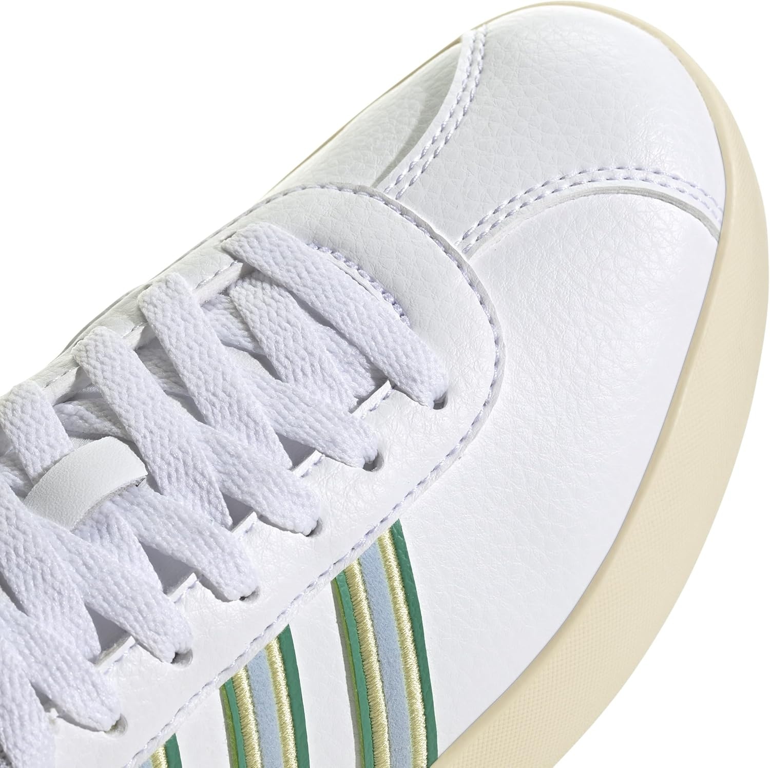 image:imageadidas Womens VL Court 30 SneakerWhiteBlueSemi Court Green
