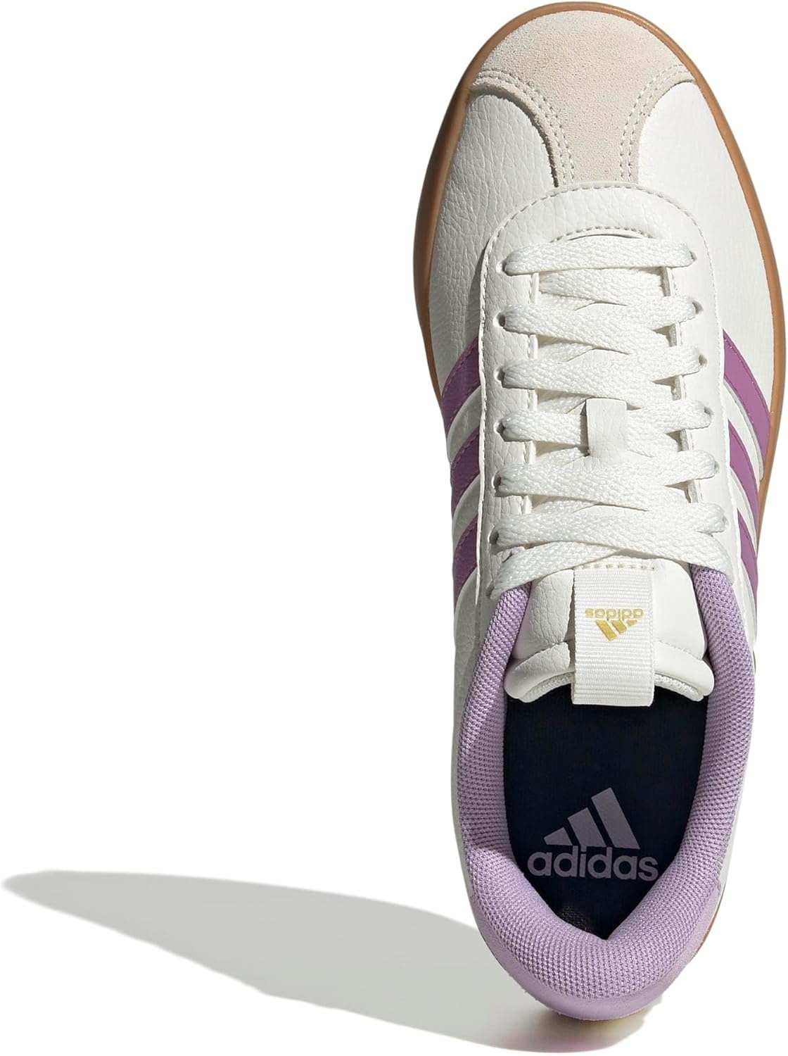 image:imageadidas Womens VL Court 30 SneakerWhitePreloved PurplePowder Plum