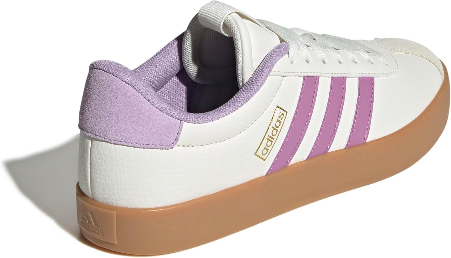 image:imageadidas Womens VL Court 30 SneakerWhitePreloved PurplePowder Plum