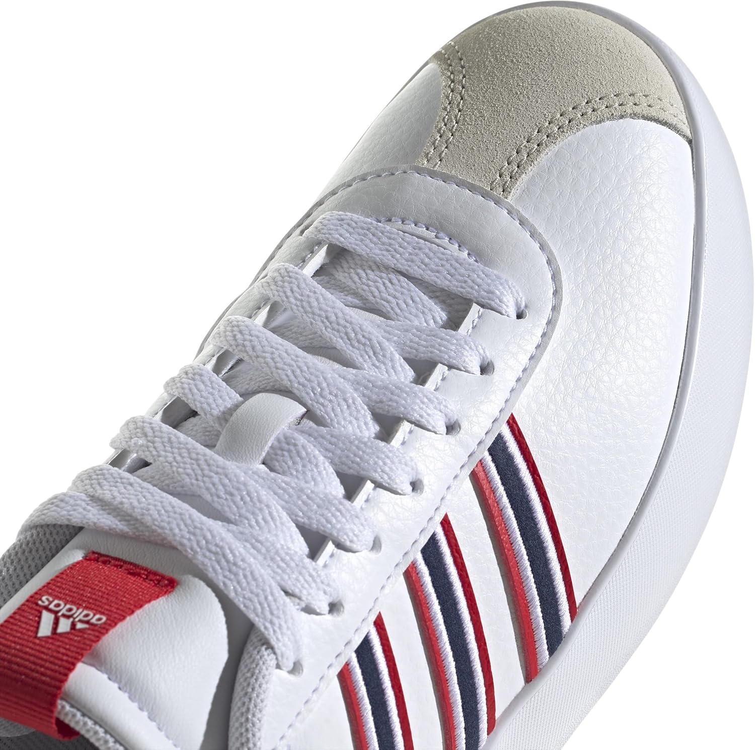 image:imageadidas Womens VL Court 30 SneakerWhiteTeam Navy BlueBetter Scarlet