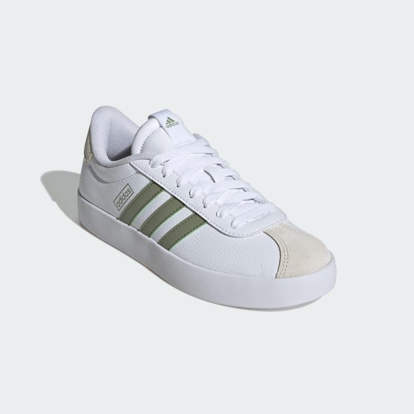 image:imageadidas Womens VL Court 30 SneakerWhiteTent GreenAlumina