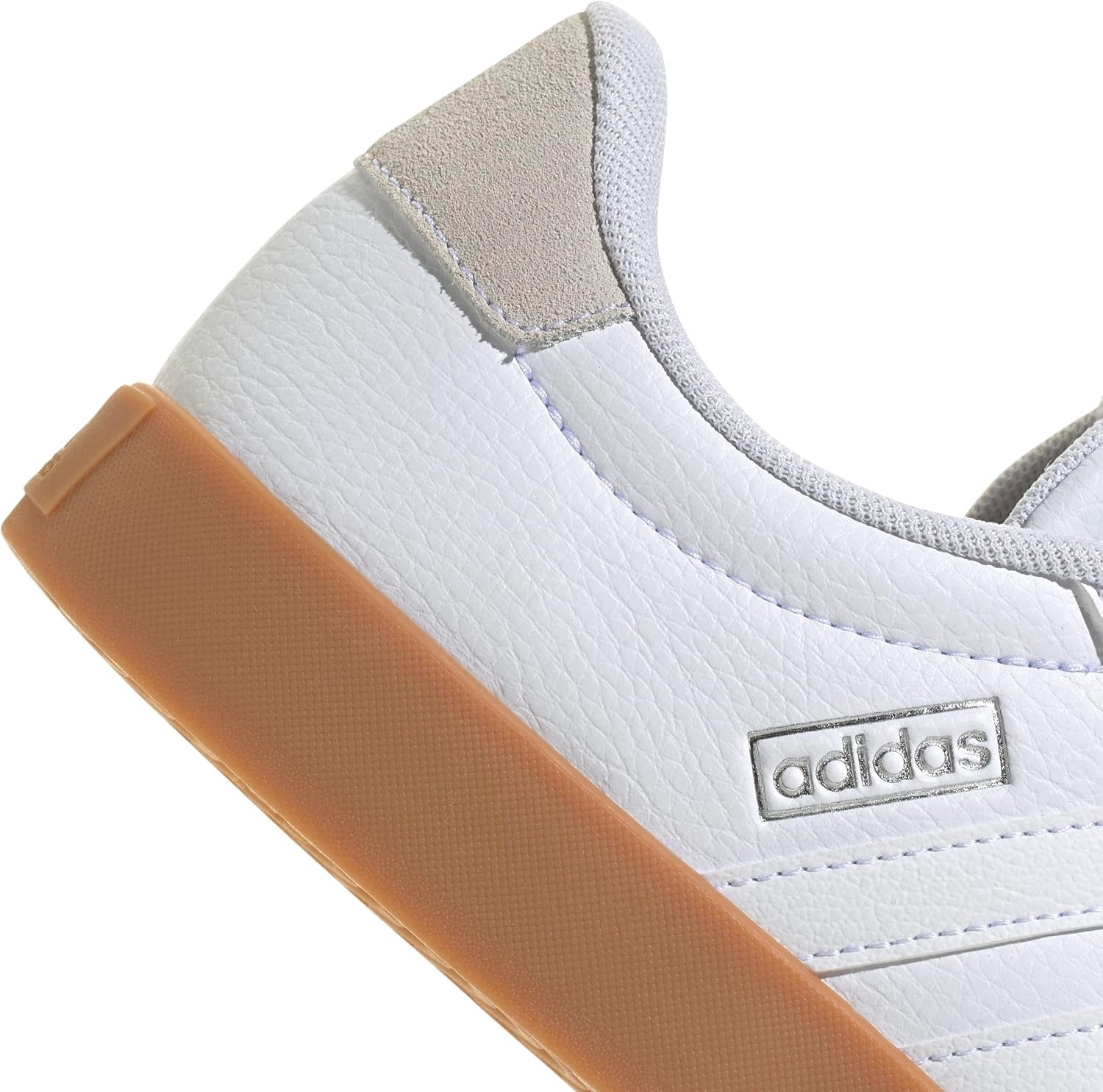 image:imageadidas Womens VL Court 30 SneakerWhiteWhiteSilver Metallic