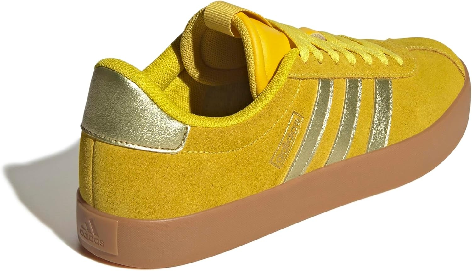 image:imageadidas Womens VL Court 30 SneakerYellowGold MetallicUtility Yellow