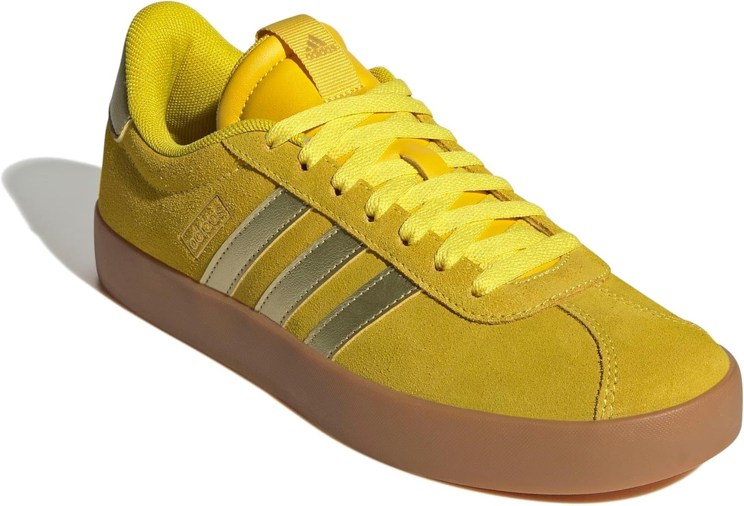 image:imageadidas Womens VL Court 30 SneakerYellowGold MetallicUtility Yellow