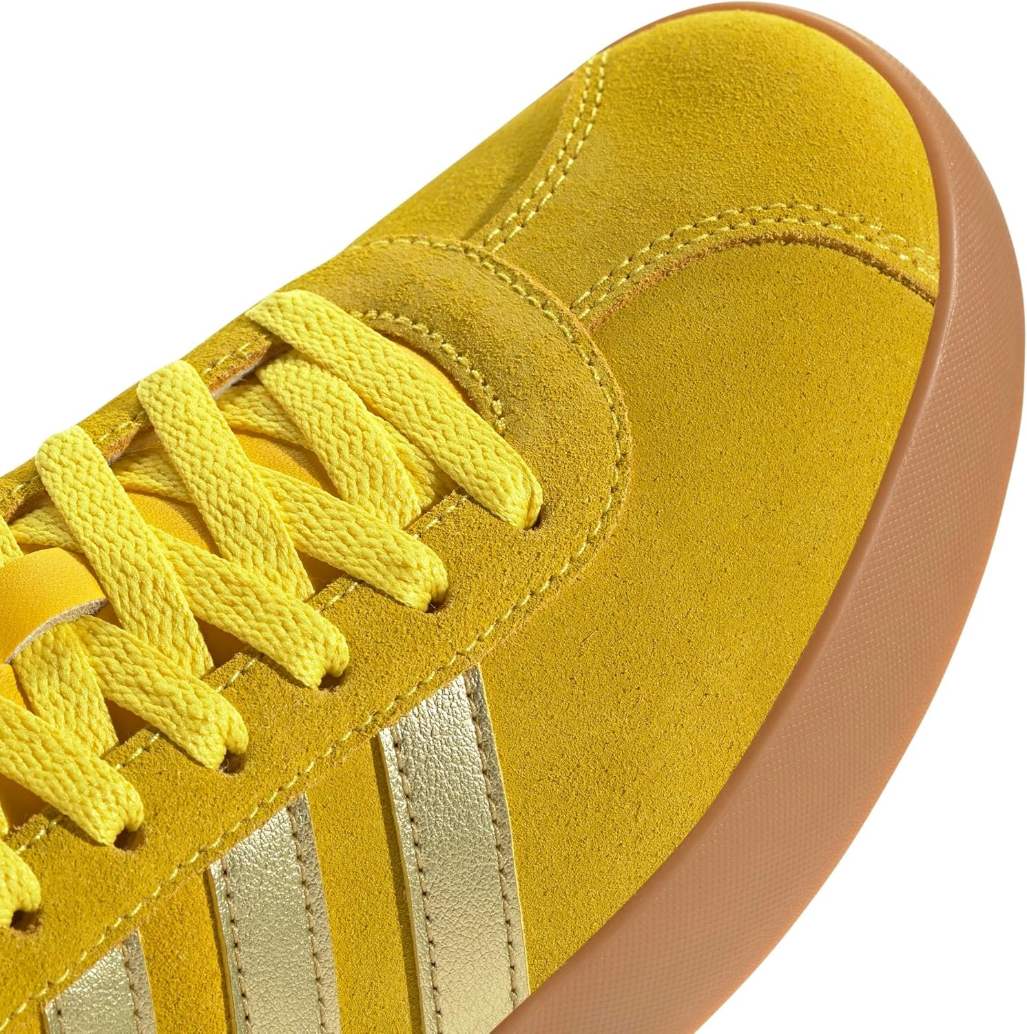 image:imageadidas Womens VL Court 30 SneakerYellowGold MetallicUtility Yellow