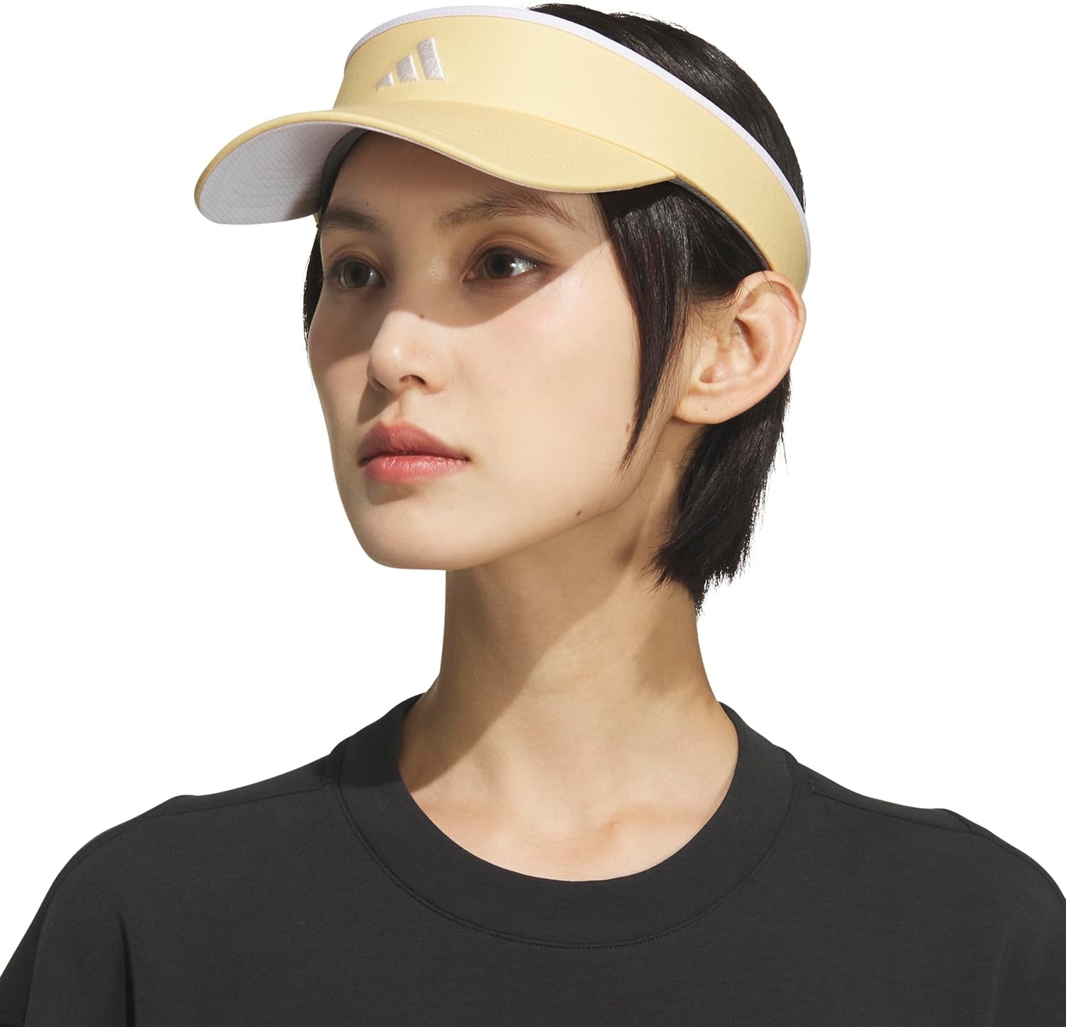 image:imageadidas Womens Visor Match Athletic Clipon Sun Hat for Sport amp TrainingSemi Ice Tangerine OrangeWhiteOff White
