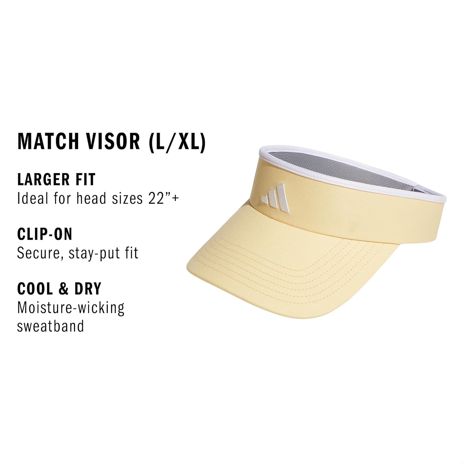 image:imageadidas Womens Visor Match Athletic Clipon Sun Hat for Sport amp TrainingSemi Ice Tangerine OrangeWhiteOff White