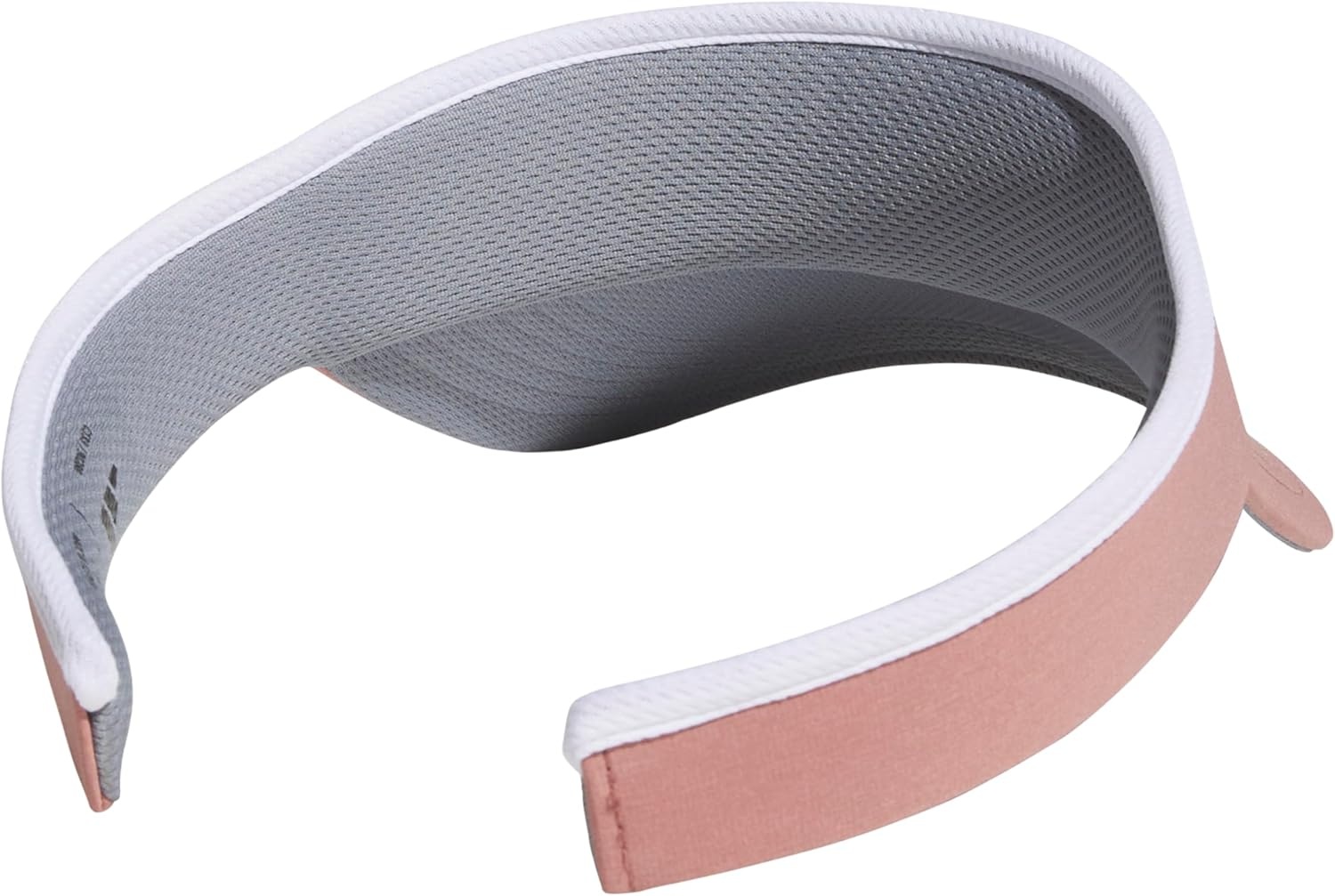 image:imageadidas Womens Visor Match Athletic Clipon Sun Hat for Sport amp TrainingWarm Clay PinkWhite