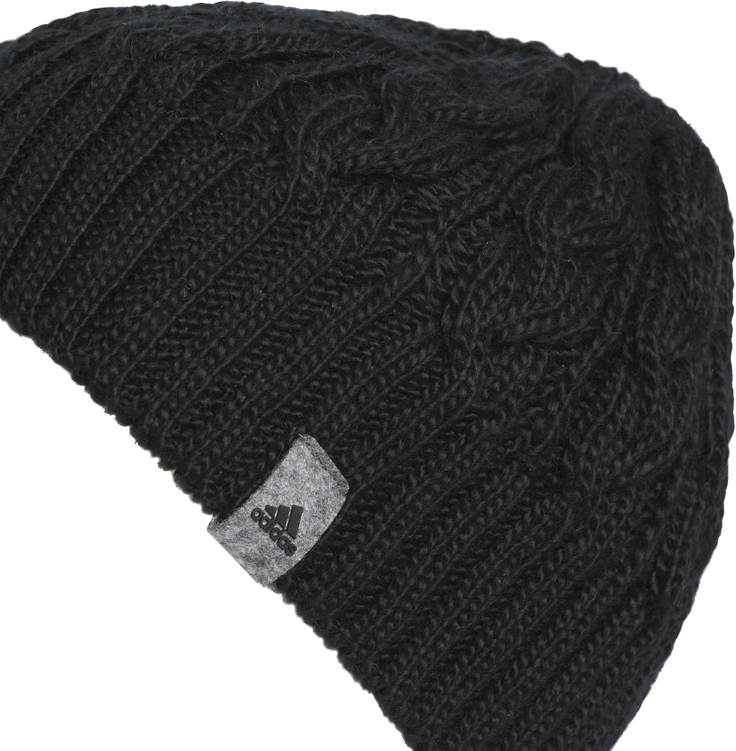 image:imageadidas Womens Whittier Beanie Cuffless Knit Winter Hat3Black