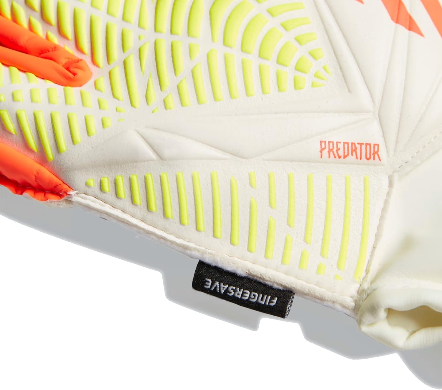 image:imageadidas adidas Unisex Soccer Goalie GlovesWhiteSolar RedBright Cyan