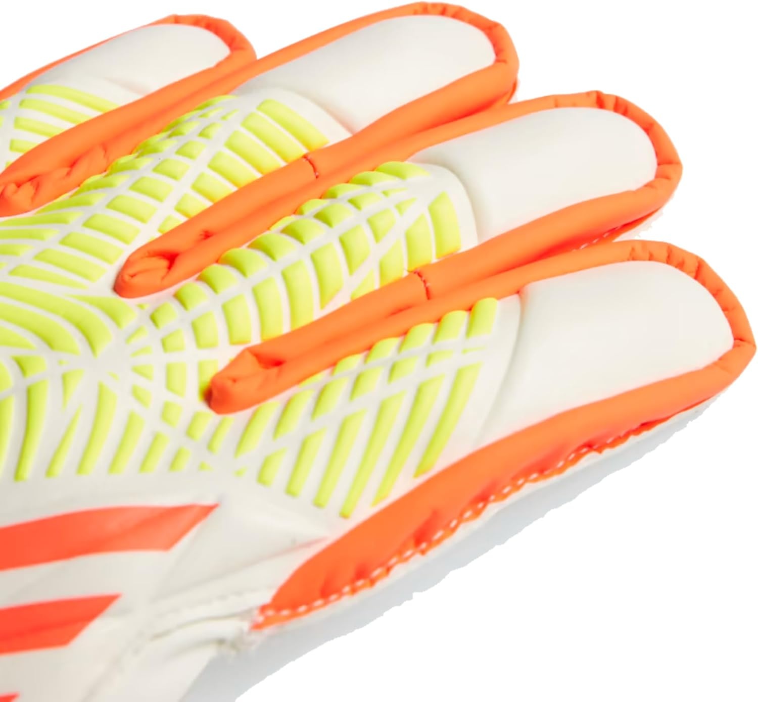 image:imageadidas adidas Unisex Soccer Goalie GlovesWhiteSolar RedBright Cyan