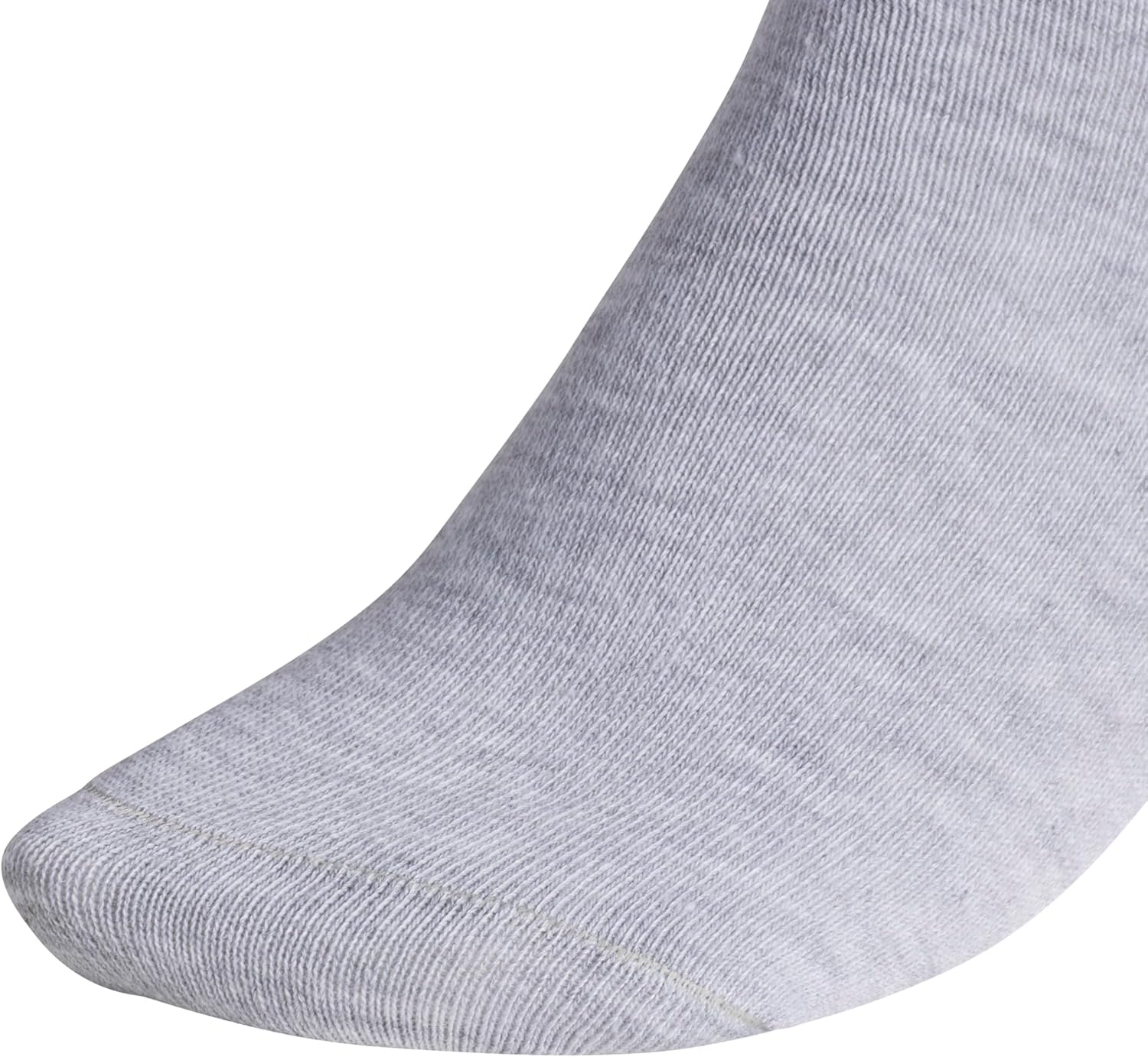 image:imageadidas womens Athletic Scrunch Crew Sock 3 Pairs Loose Slouchy FitCool Light HeatherWonder WhiteBlack