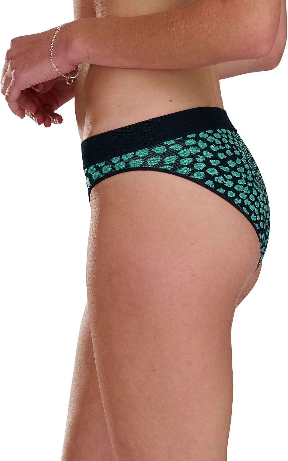 image:imageadidas womens Seamless Bikini Underwear MultipackBlue SpottedHeather GreyNight Indigo 6 Pack