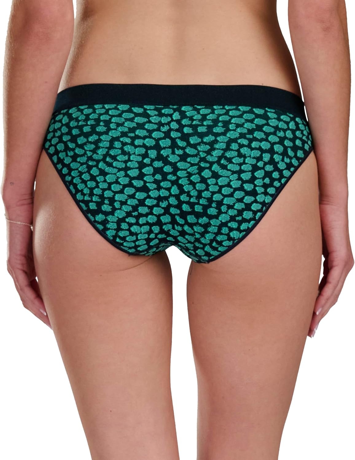 image:imageadidas womens Seamless Bikini Underwear MultipackBlue SpottedHeather GreyNight Indigo 6 Pack