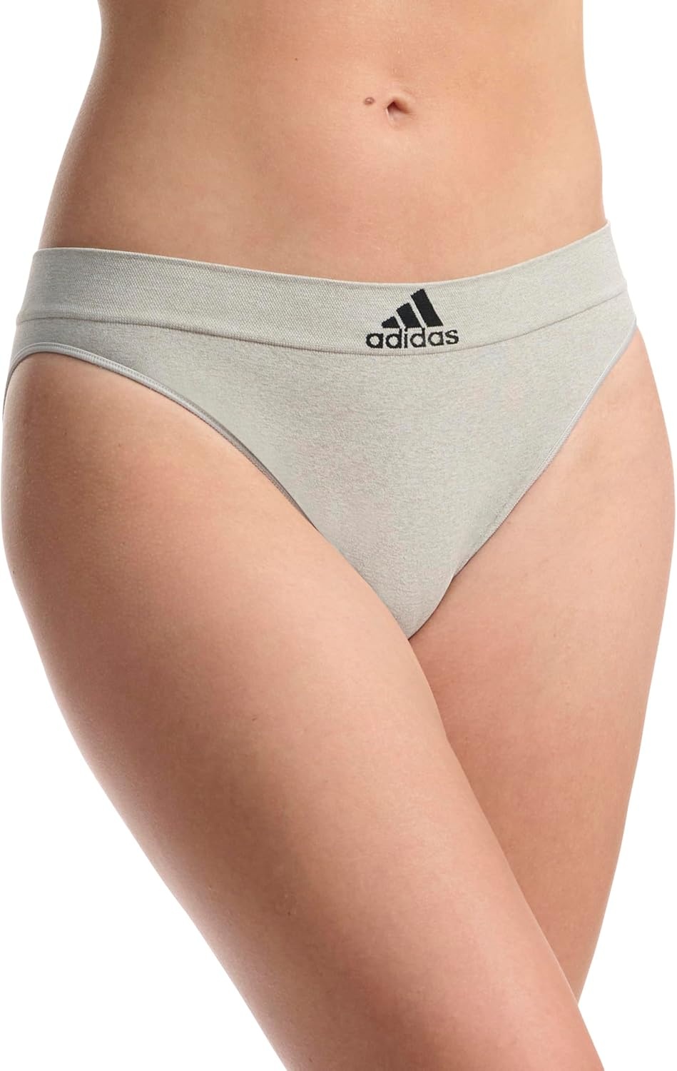 image:imageadidas womens Seamless Bikini Underwear MultipackBlue SpottedHeather GreyNight Indigo