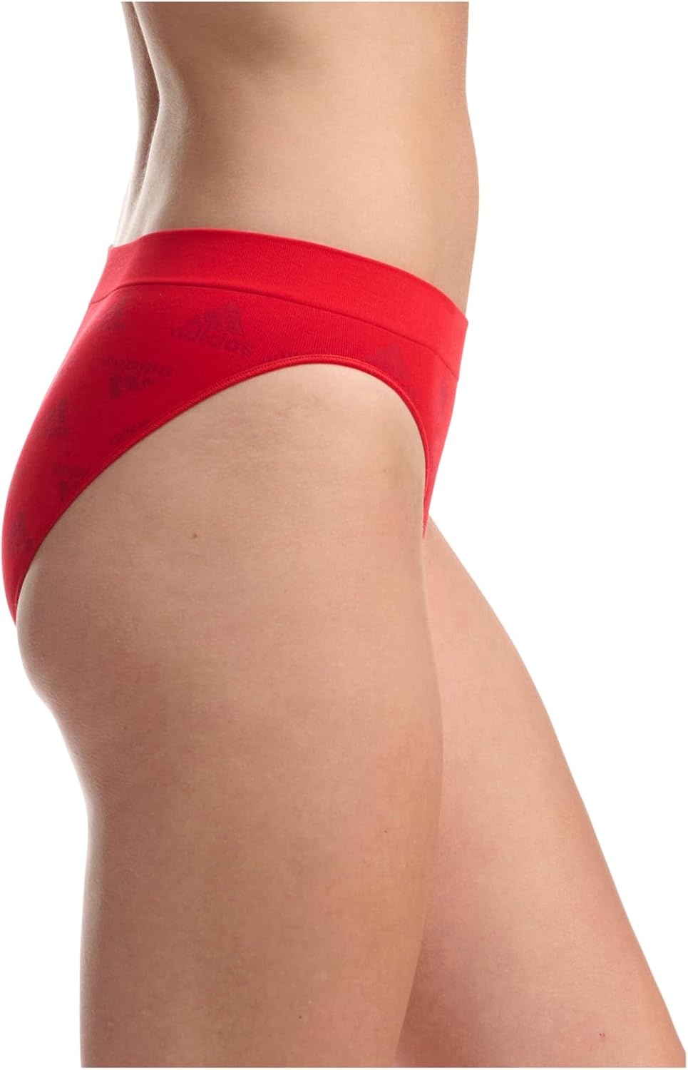 image:imageadidas womens Seamless Bikini Underwear MultipackVivid Red LogoWhiteNight Indigo