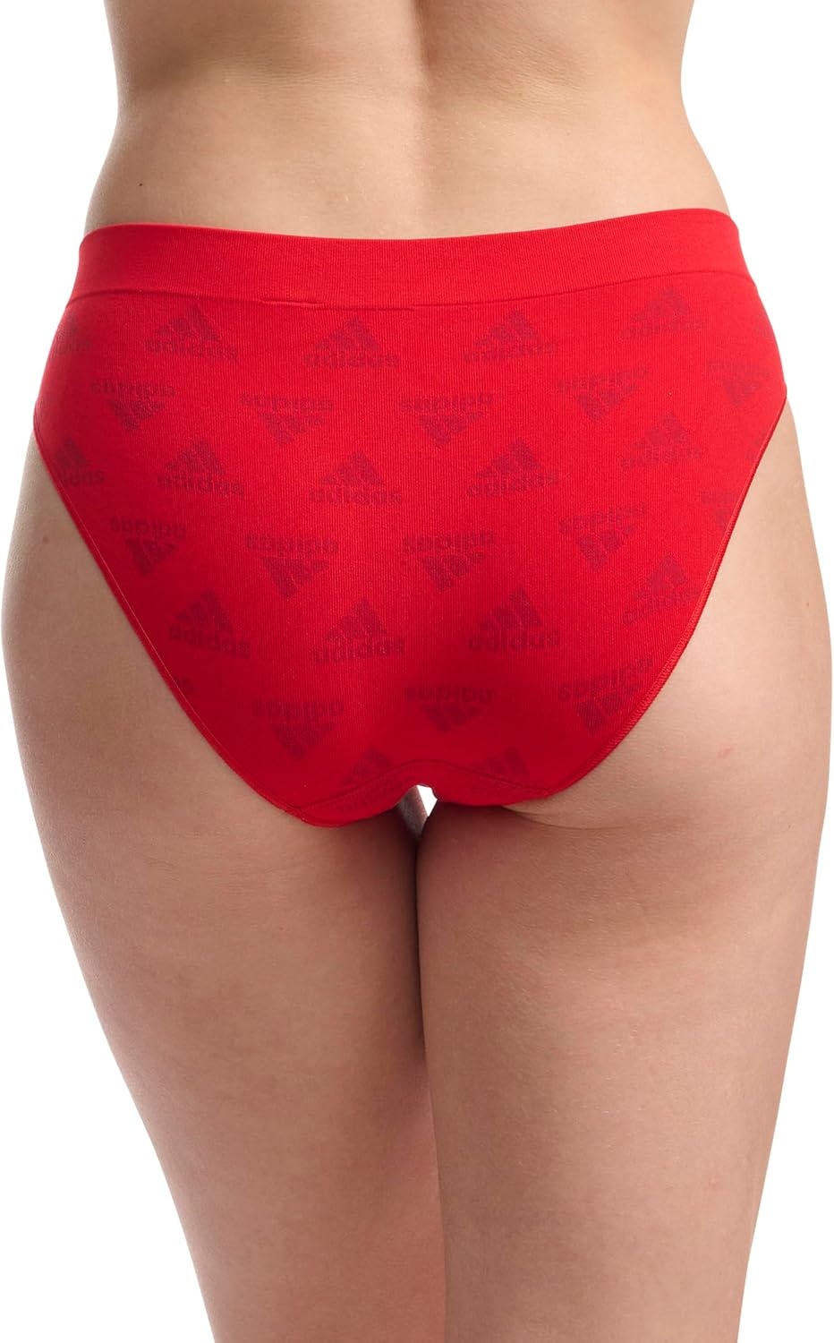 image:imageadidas womens Seamless Bikini Underwear MultipackVivid Red LogoWhiteNight Indigo 6 Pack