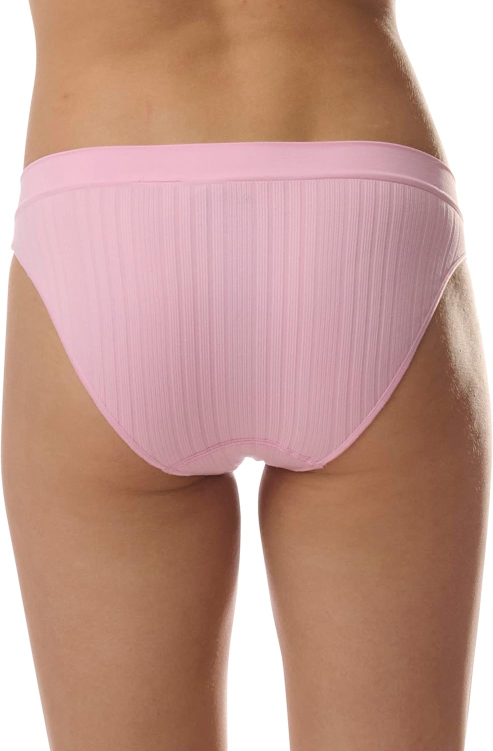 image:imageadidas womens Seamless Bikini Underwear MultipackWonder Pink RibbedWhiteViolet ToneReal Magenta RibbedBlackPeach Whip